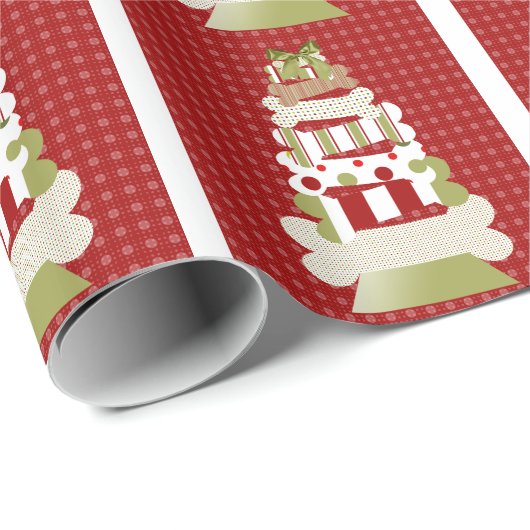 Ontwerpprogramma voor kerstfeestdagen met hoge pri cadeaupapier (Rol Hoek)