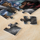 Ontwerppuzzel van Vlesh en Staal V1 Legpuzzel (Zijkant)