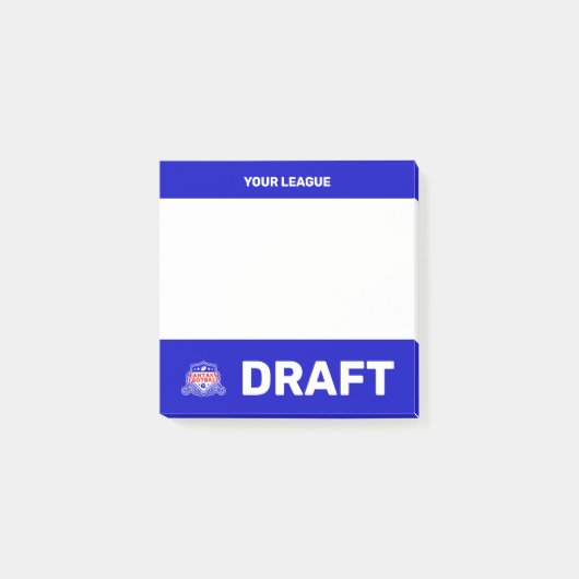 Ontwerpraad voor Fantasy Football Post-it® Notes (Voorkant)