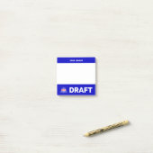 Ontwerpraad voor Fantasy Football Post-it® Notes (Op bureau)