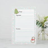 Ontwerpreceptenlijst voor Cute Red & Blue Holiday- (Staand voorkant)