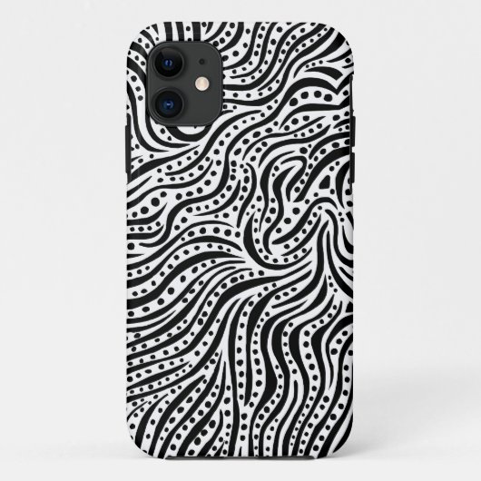 Ontwerpresolutie over het water - zwart en wit Case-Mate iPhone case (Achterkant)