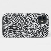 Ontwerpresolutie over het water - zwart en wit Case-Mate iPhone case (Achterkant (horizontaal))