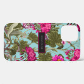 Ontwerpsjaal met geraniums en wilde bloemen. Tren Case-Mate iPhone Case (Achterkant (horizontaal))