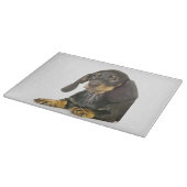 Ontwerpsnijborden "Dachshund" Snijplank (Hoek)