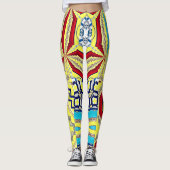 ONTWERPSTER COLLAGE VAN KEIZERIN LEGGINGS (Voorkant)