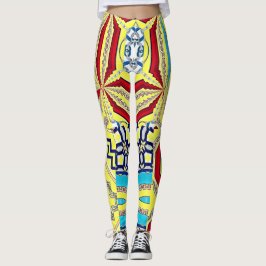 ONTWERPSTER COLLAGE VAN KEIZERIN LEGGINGS