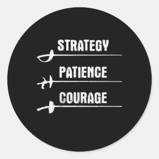 Ontwerpstrategie omheiningen Patiëntenstimuleraar Ronde Sticker