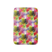 Ontwerpstructuur rode, gele waterverf badmat (Voorkant Verticaal)