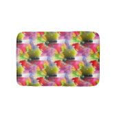 Ontwerpstructuur rode, gele waterverf badmat (Voorkant)