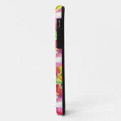 Ontwerpstructuur rode, gele waterverf Case-Mate iPhone case (Achterkant/links)