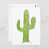 Ontwerpstructuur woestijncactus woestijnPlanten Briefkaart (Voorkant / Achterkant)