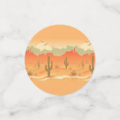 Ontwerptabel Confetti woestijnlandschap (Kleine voorkant)