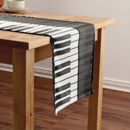 Ontwerptabel pianotoetsenbord korte tafelloper