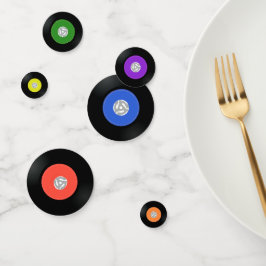 Ontwerptabel voor vinylrecords Confetti