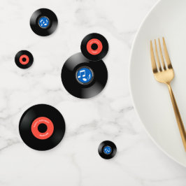 Ontwerptabel voor vinylrecords Confetti