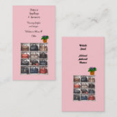Ontwerptassen met accessoires visitekaartje (Voorkant / Achterkant)