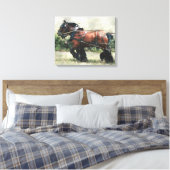 Ontwerpteam in harnas canvas afdruk (Insitu (Slaapkamer))