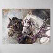 Ontwerpteam voor paarden poster (Voorkant)