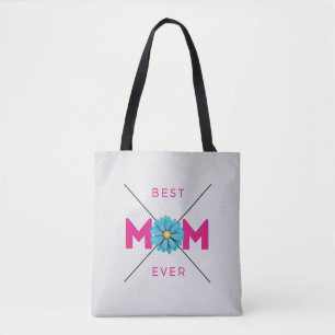 Ontwerptekst bevestigen Beste mama ooit voor Moede Tote Bag