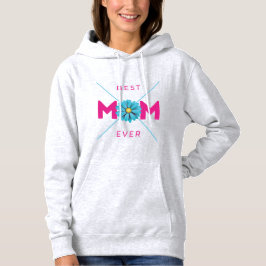 Ontwerptekst voor geluid Beste mama ooit met hart Hoodie