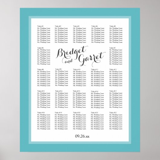 Ontwerptekstkleur Selecteren Weddenschappen Poster (Voorkant)