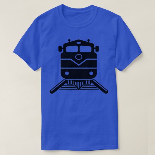 Ontwerptrein treinbestuurder 1 t-shirt (Design voorkant)