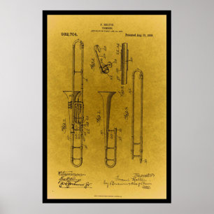 ontwerptrombo-patentafdrukken poster