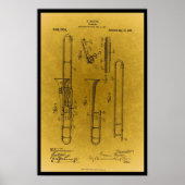  ontwerptrombo-patentafdrukken poster (Voorkant)