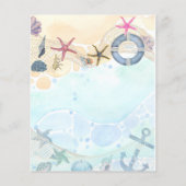 Ontwerpuitnodiging voor een eigen strand Kastal Na (Achterkant)