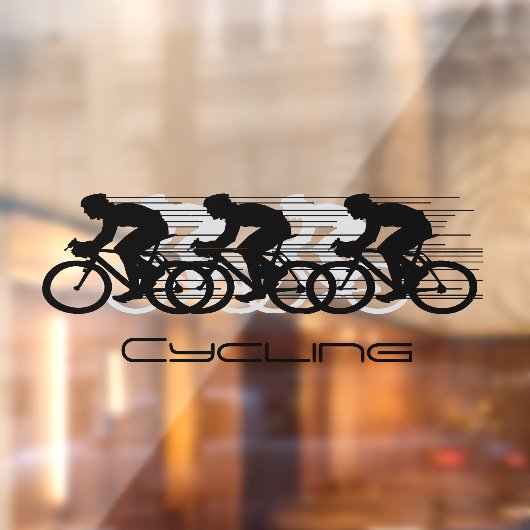 Ontwerpvensterkoppeling voor fietsen raamsticker (Vel 2)