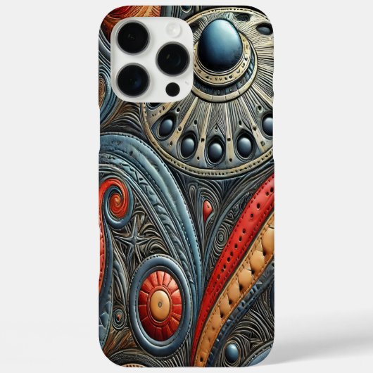 Ontwerpverkenning van buitenaardse ruimteschepen Case-Mate iPhone case (Achterkant)