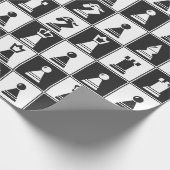 Ontwerpverlooppapier voor schaakartikelen cadeaupapier (Hoek)