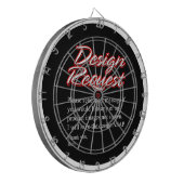 Ontwerpverzoekschriftenkaart Dartbord (Voorkant Links)