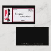 OntwerpVisitekaartjes voor drukkers #2/Mode Visitekaartje (Voorkant / Achterkant)