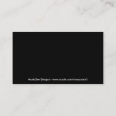 OntwerpVisitekaartjes voor drukkers #2/Mode Visitekaartje (Achterkant)