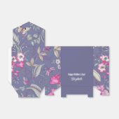 Ontwerpvoorkeuren voor vlinder en bloemen / cadeau bedankdoosjes (Uitgevouwen)