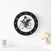 Ontwerpwandklok fietsen grote klok (Huis)
