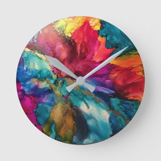 Ontwerpwandklok Ronde Klok (Voorkant)