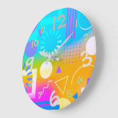 Ontwerpwandklok van de moderne Retro 80 Grote Klok (Hoek)