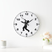 Ontwerpwandklokken van "Trombone player" Grote Klok (Huis)