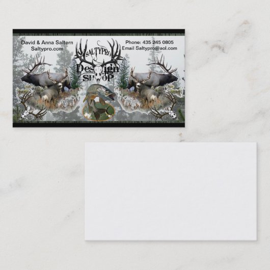 Ontwerpwerkplaats Saltyro Visitekaartje (Voorkant / Achterkant)