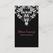 Ontwerpzaken voor zwart-wit-breedband visitekaartje (Voorkant)