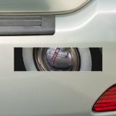 Ontwijk de reflectie bumpersticker (Op auto)