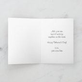 Ontwijk me niet, wees mijn Valentijn! Retro Valent Feestdagen Kaart (Binnen)