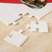 Ontwijk me niet, wees mijn Valentijn! Retro Valent Legpuzzel (Zijkant)