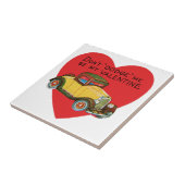 Ontwijk me niet, wees mijn Valentijn! Retro Valent Tegeltje (Zijkant)