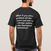 Ontwikkel gevaarlijke veroordeelden t-shirt (Achterkant)