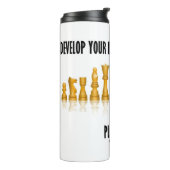 Ontwikkel uw Intellectueel Proces-Spel Schaak Thermosbeker (Gedraaid links)