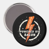 Ontwikkelaar: Bacon Funny Retro Foodie Aesthetic Magneet (Voorkant / Achterkant)